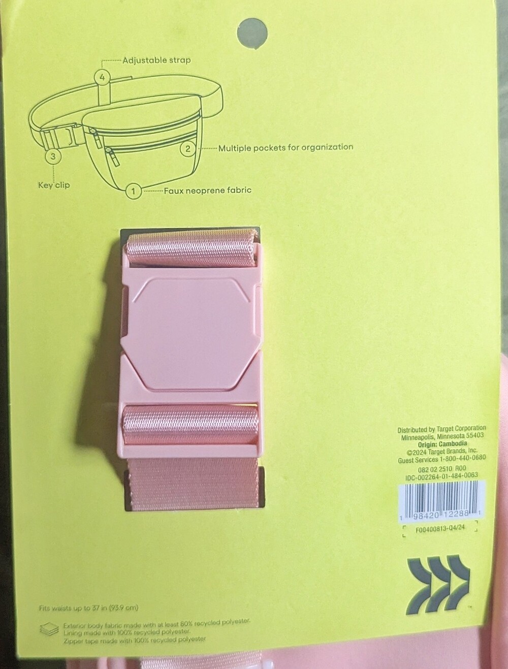 All In Motion Premium Belt Bag - Blush